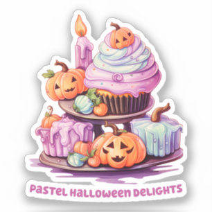 Pastel Halloween Delights – Enchanting Pastel Cake