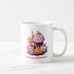 Pastel Halloween Delights – Enchanting Pastel Cake Coffee Mug
