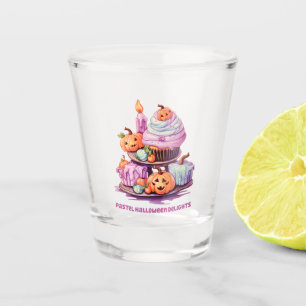 Pastel Halloween Delights – Enchanting Pastel Cake Shot Glass