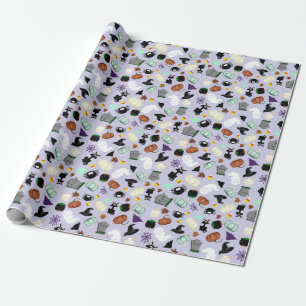 Pastel Halloween Wrapping Paper