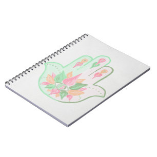Pastel Hamsa Notebook