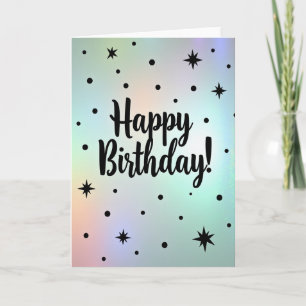 Pastel Happy Birthday Card
