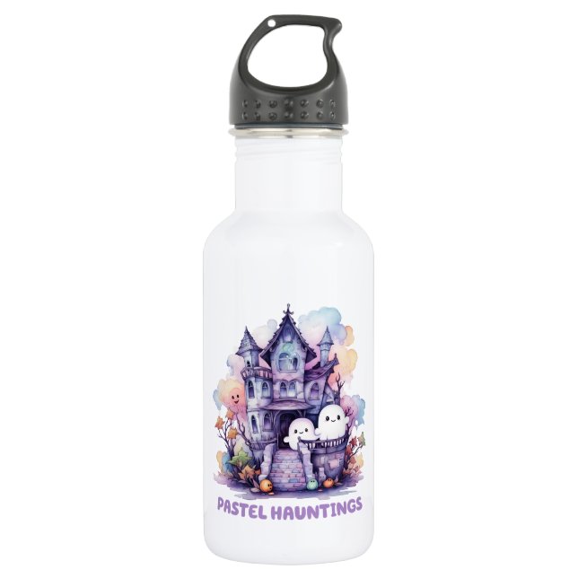 Pastel Hauntings 532 Ml Water Bottle (Front)