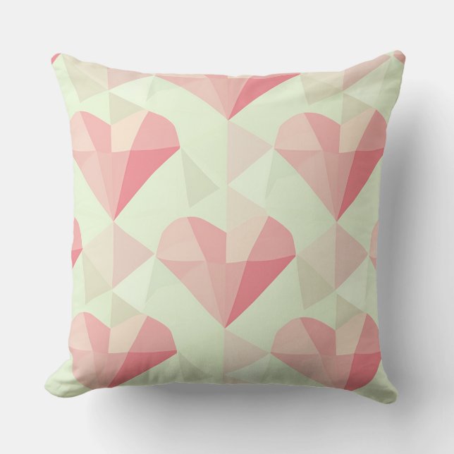 Pastel Heart Harmony Cushion (Front)
