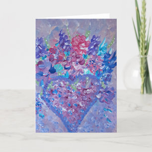 Pastel Heart Note Card