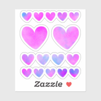 Pastel Hearts Sticker Pack
