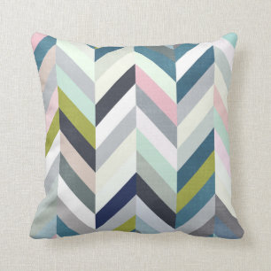 Pastel Herringbone Pillow