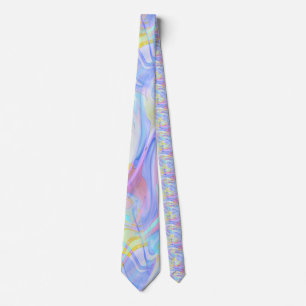 pastel hologram mens necktie neck tie menswear