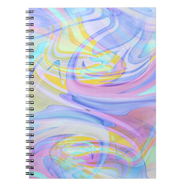 pastel hologram notebook (Front)