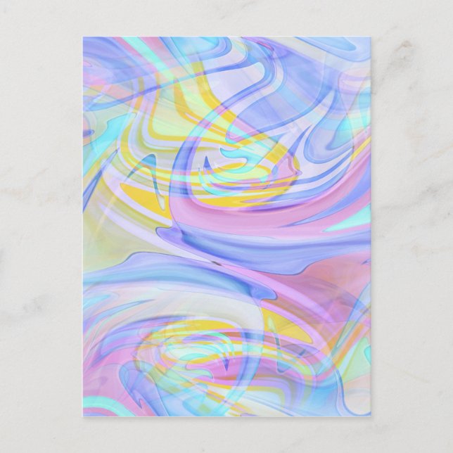 pastel hologram postcard (Front)