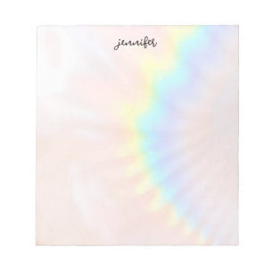 Pastel Holographic Rainbow Notepad