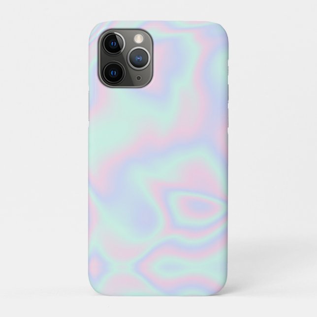 Pastel Holographic Texture Case-Mate iPhone Case (Back)
