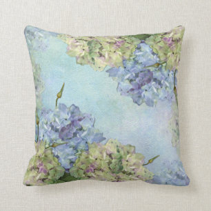 Pastel Hydrangea Cushion