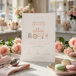 Pastel Ice Cream Birthday Sweet  Invitation