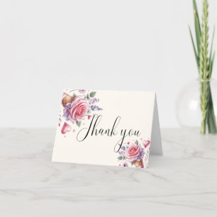 Pastel Ice Cream Bridal Shower Thank You Card