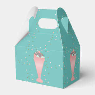 Pastel Ice Cream Sundae Sprinkles Birthday Party Favour Box