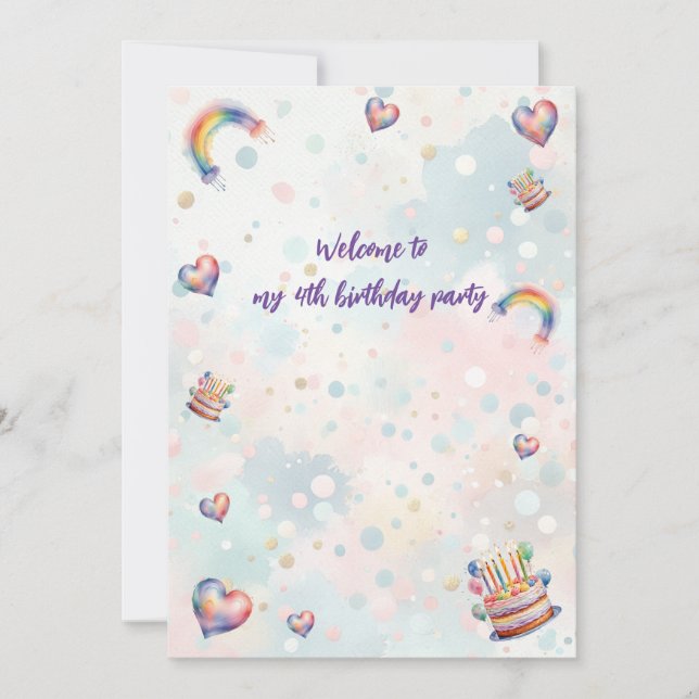 Pastel Invitation (Front)