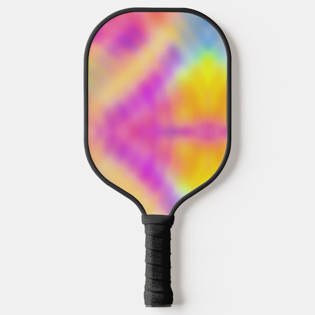 Pastel Iridescent Colourful Gradient Design Pickleball Paddle (Front)