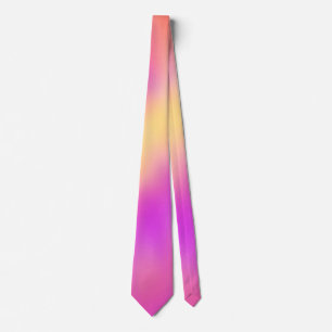 Pastel Iridescent Colourful Gradient Design Tie