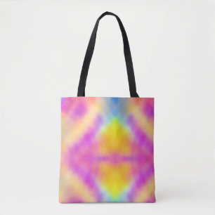 Pastel Iridescent Colourful Gradient Design Tote Bag