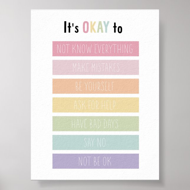Pastel it is ok to poster (Front)