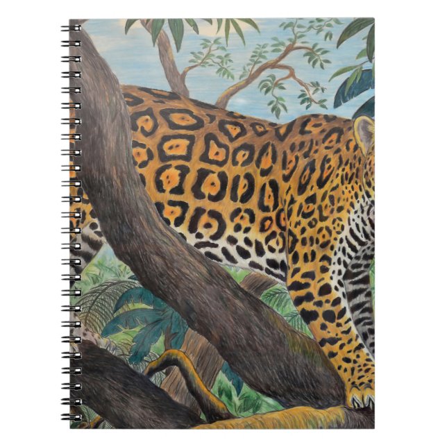 Pastel jaguar: jungle drawing. notebook (Front)