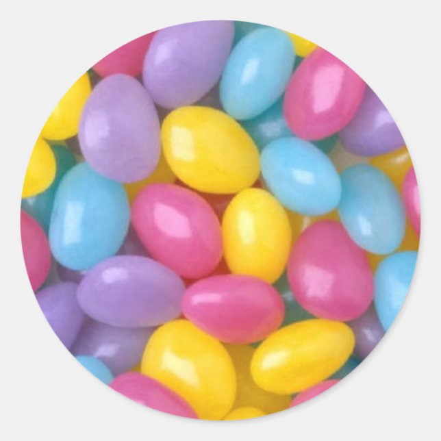 Pastel jelly beans stickers (Front)