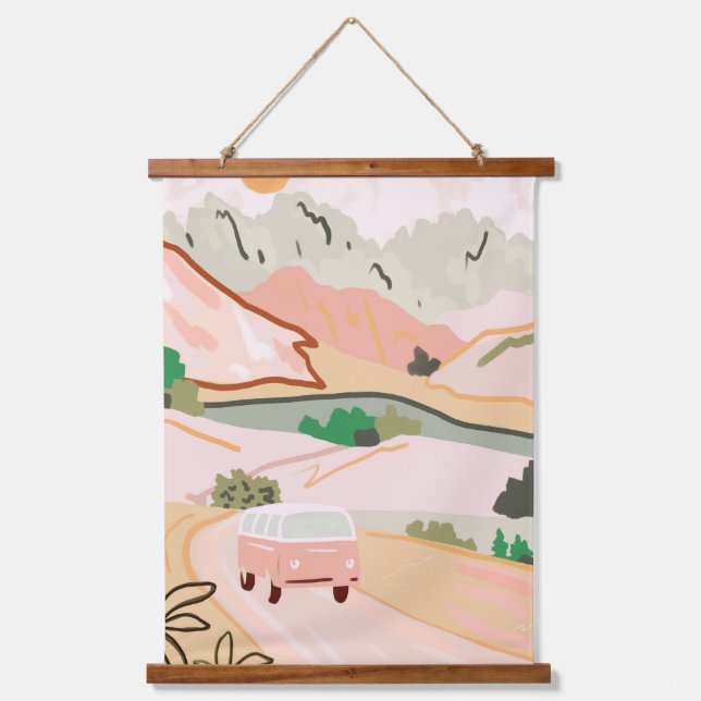 Pastel Journey Hanging Tapestry (Front)