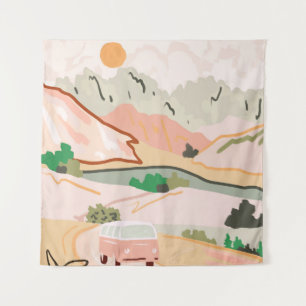 Pastel Journey Tapestry