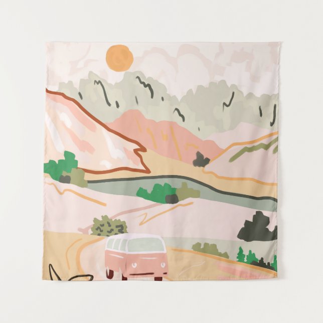 Pastel Journey Tapestry (Front)