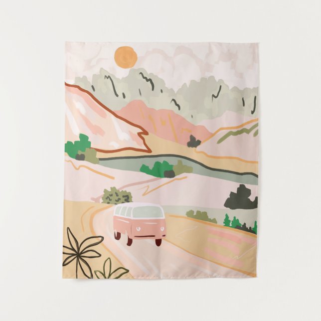 Pastel Journey Tapestry (Front)