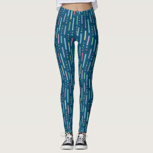 Pastel joy pattern leggings