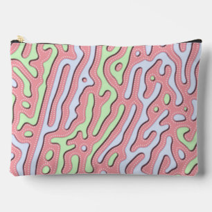 Pastel Kawaii Abstract Colourful Splatter Design Accessory Pouch