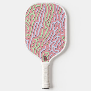 Pastel Kawaii Abstract Colourful Splatter Design Pickleball Paddle