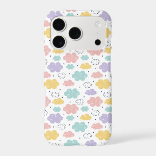 Pastel Kawaii Cloud Pattern 