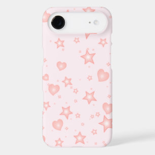 Pastel Kawaii Hearts & Stars – Cute Girly Pink