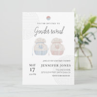 Pastel Korean theme gender reveal baby shower