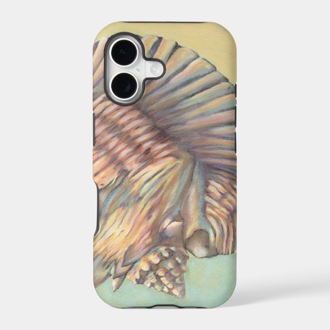 Pastel Large Conch Shell (Back)