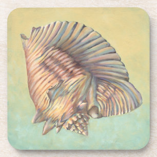 Pastel Large Conch Shell Coaster