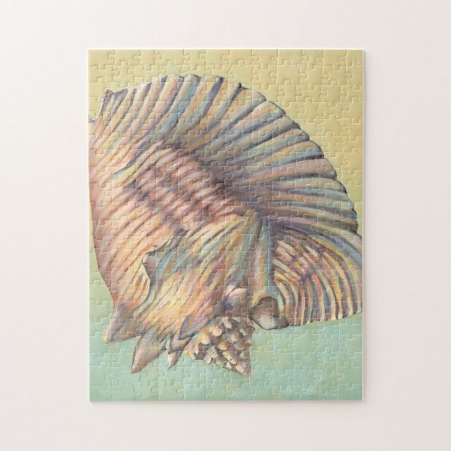 Pastel Large Conch Shell Jigsaw Puzzle (Vertical)