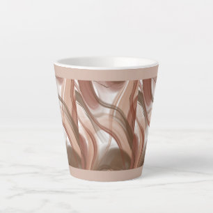 "Pastel Latte Mug – Elegant and Modern Design"