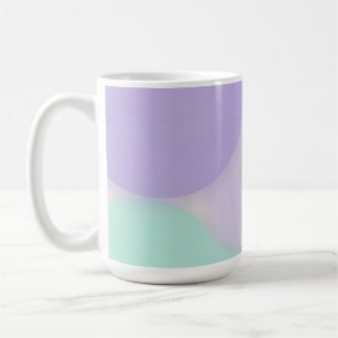Pastel Lavender Blob Organic Abstract Coffee Mug