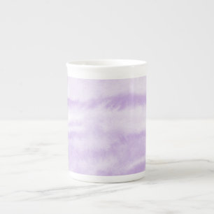 Pastel Lavender Tie-Dye Watercolor Effect Bone China Mug