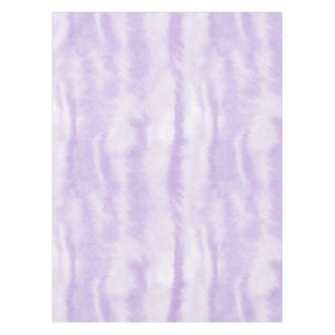 Pastel Lavender Tie-Dye Watercolor Effect Tablecloth