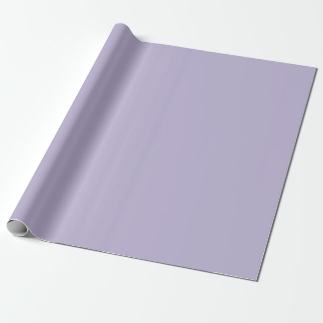 Pastel Lavender Wrapping Paper (Unrolled)