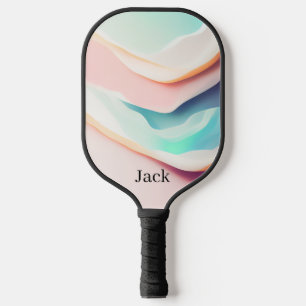 Pastel Layers Pickleball Paddle