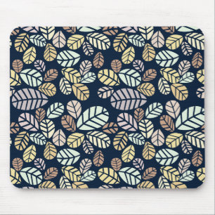 Pastel Leaves Mousepad