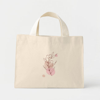Pastel Leaves Tote Bag