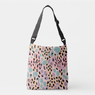 Pastel Leopard Print Crossbody Bag