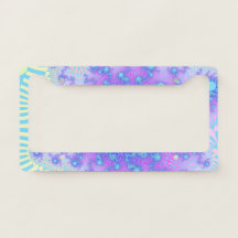 Pastel Light Blue, Pink and Purple Fractal